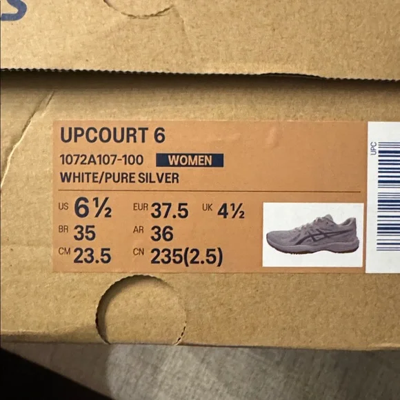 ASICS Upcourt 6 - New in box
US Size: 6.5
White/Silver
Women’s Volleyball … - Picture 8 of 8